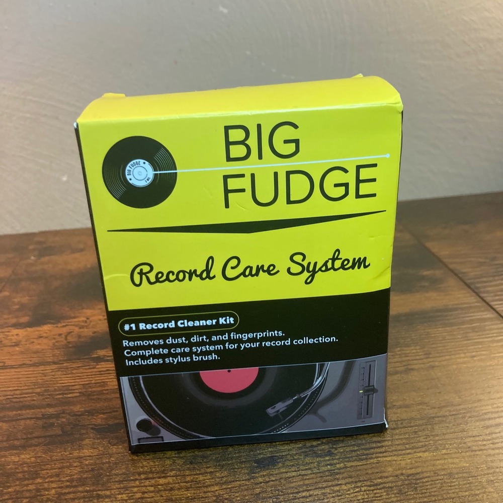 Big Fudge Record Care System Vinyl Cleaner Kit BFRC101 with Velvet Brush & Fluid